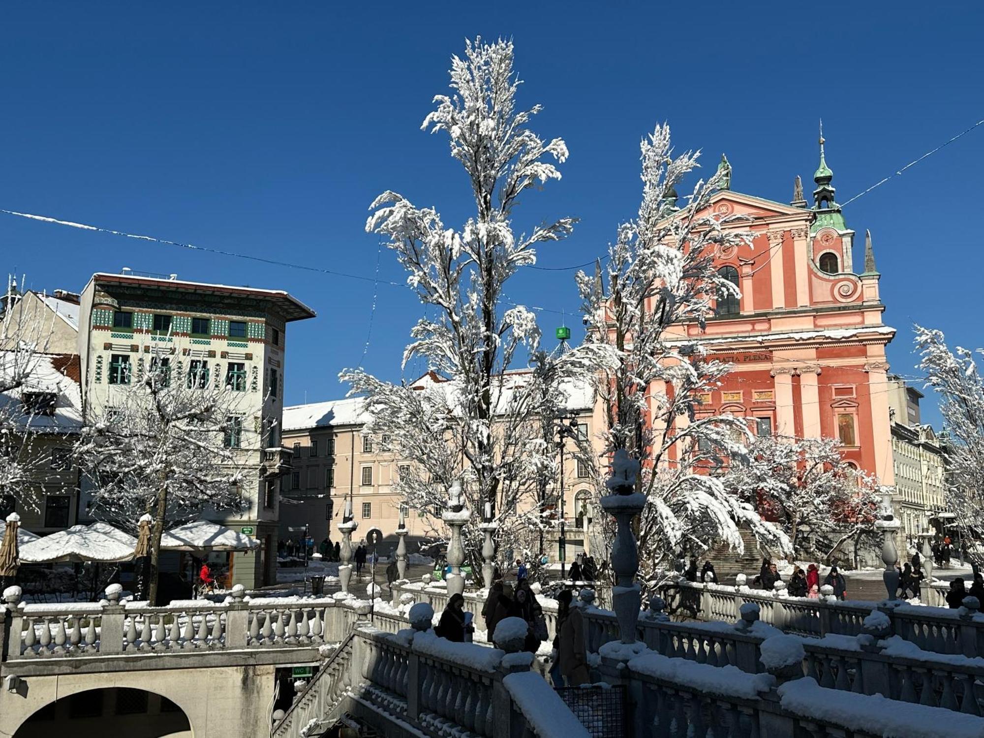 Triple Bridge Ljubljana公寓 外观 照片