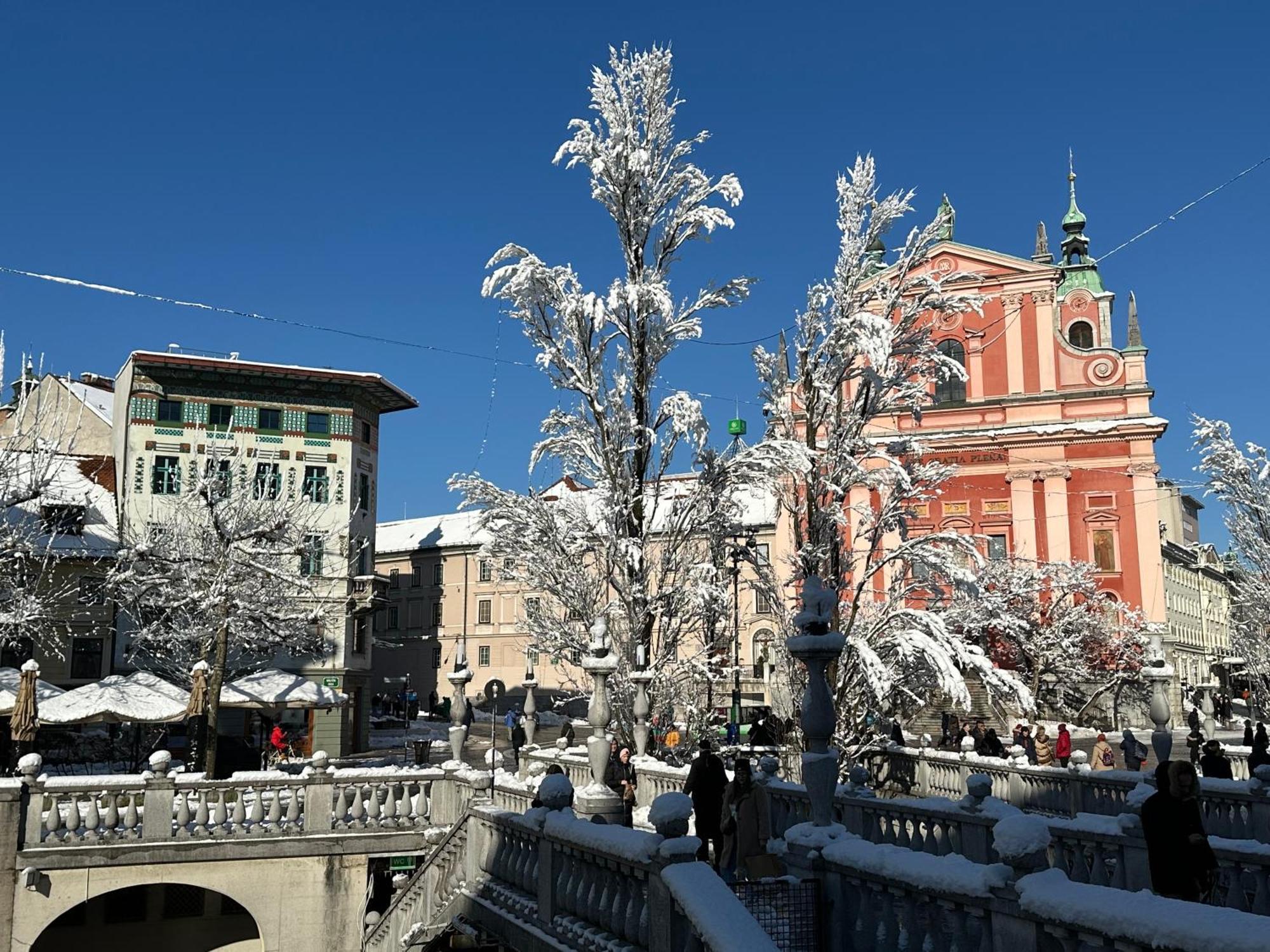 Triple Bridge Ljubljana公寓 外观 照片